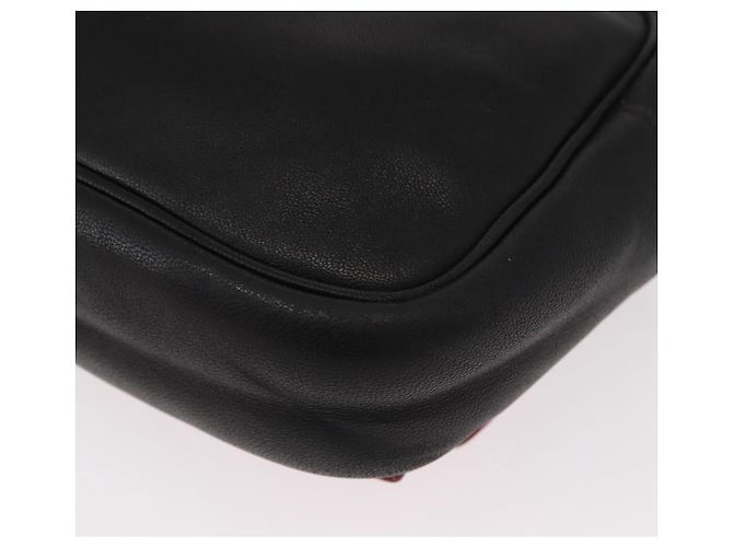 Borsa a Spalla PRADA in Pelle Nera Oro Auth 161530V Nero D'oro - vista 18