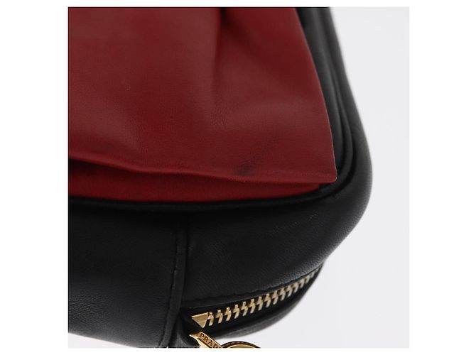 Borsa a Spalla PRADA in Pelle Nera Oro Auth 161530V Nero D'oro - vista 4