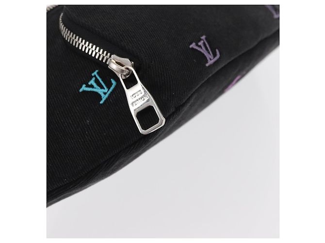 LOUIS VUITTON Marsupio Rush in Denim Monogram Nero Denim M13961 Auth BA9222SAM - vista 15