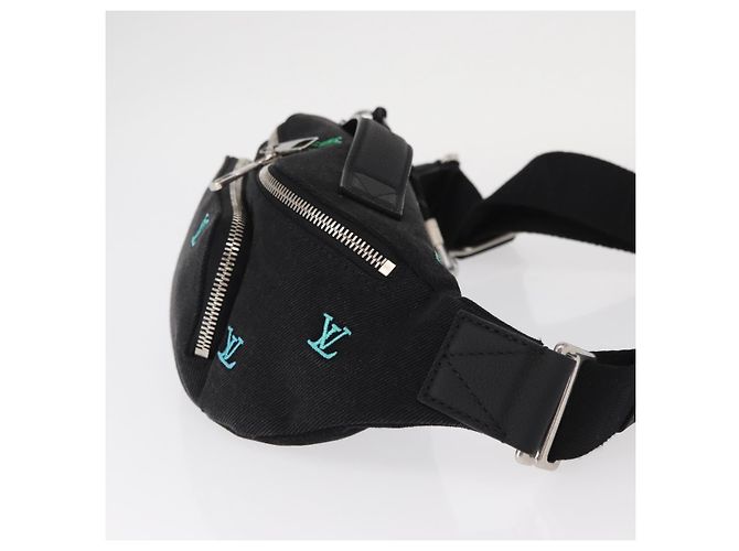 LOUIS VUITTON Marsupio Rush in Denim Monogram Nero Denim M13961 Auth BA9222SAM - vista 3