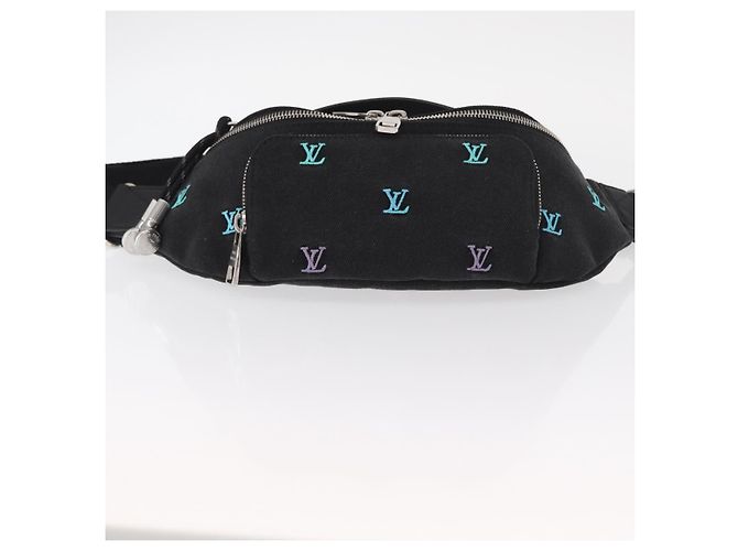 LOUIS VUITTON Marsupio Rush in Denim Monogram Nero Denim M13961 Auth BA9222SAM - vista 5