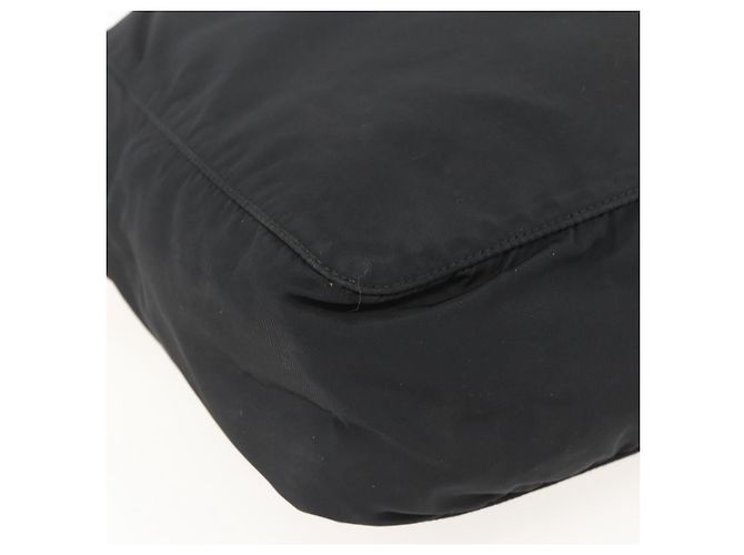 Prada Tote Bag aus schwarzem Nylon mit Silber authentisch 160269 - Ansicht 14