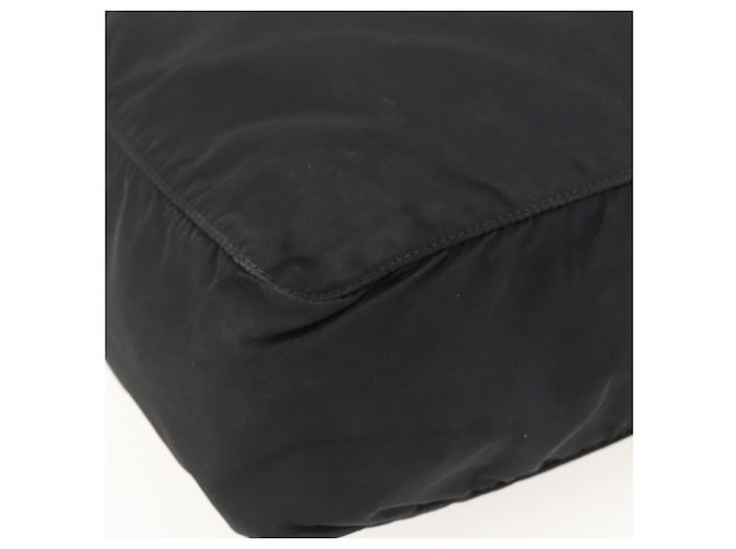 Prada Tote Bag aus schwarzem Nylon mit Silber authentisch 160269 - Ansicht 16