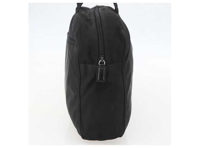 Prada Tote Bag aus schwarzem Nylon mit Silber authentisch 160269 - Ansicht 3