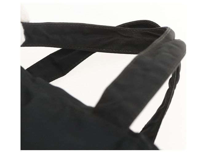 Prada Tote Bag aus schwarzem Nylon mit Silber authentisch 160269 - Ansicht 8