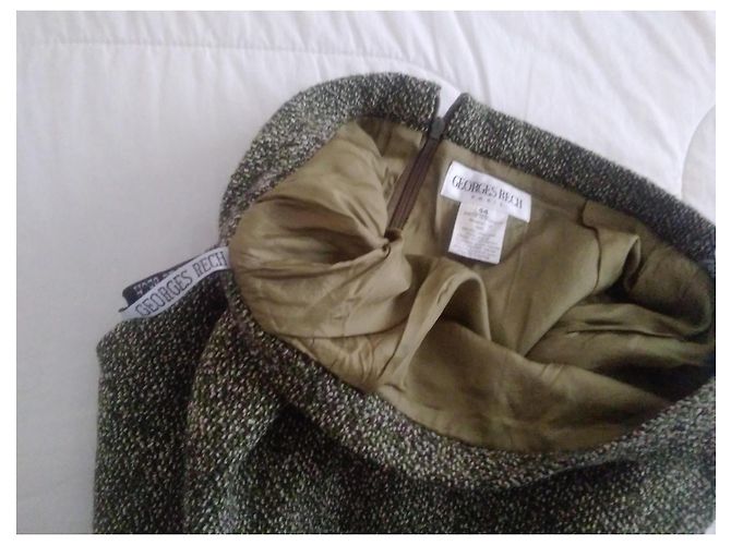 Blusa Yves Saint Laurent de seda taupe - vista 11