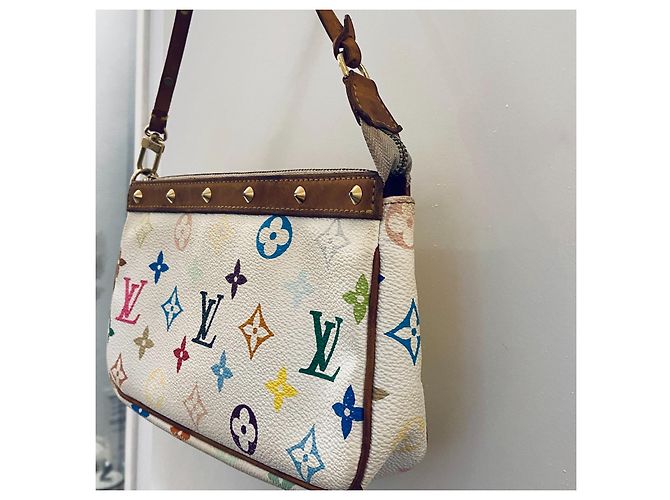 Louis Vuitton X Takashi Murakami Sammlertasche - 2003 Weiß - Ansicht 10