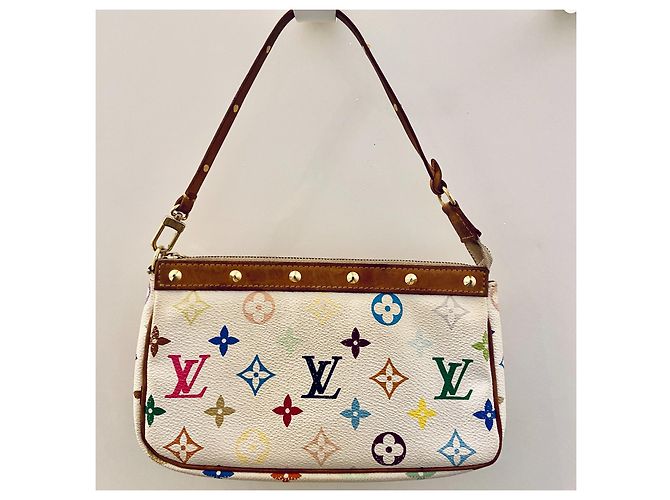 Louis Vuitton X Takashi Murakami Sammlertasche - 2003 Weiß - Ansicht 2
