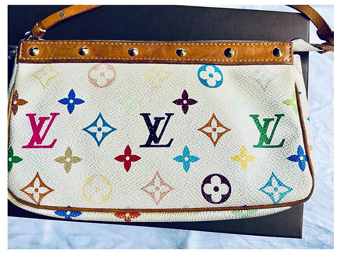 Louis Vuitton X Takashi Murakami Sammlertasche - 2003 Weiß - Ansicht 4