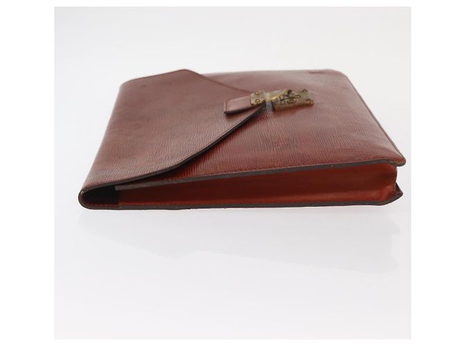 LOUIS VUITTON Epi Porta Documenti Senatur Briefcase Marrone M54453 LV Auth am10334 - vista 4