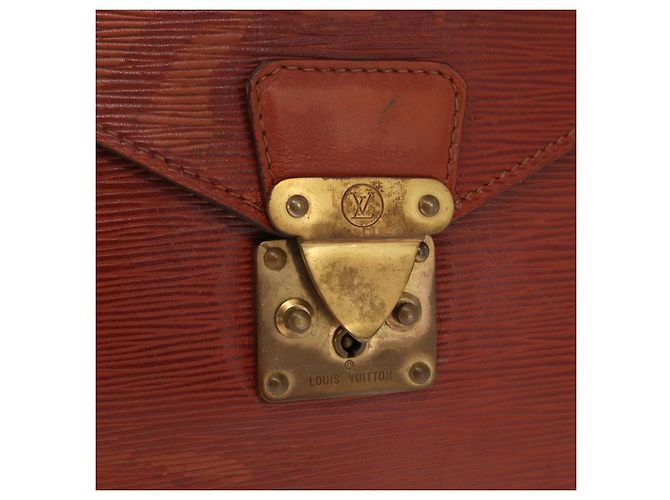 LOUIS VUITTON Epi Porta Documenti Senatur Briefcase Marrone M54453 LV Auth am10334 - vista 8