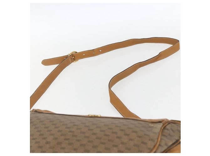 Bolsa Sherry Line em PVC Bege Micro GG Supreme Web da GUCCI 001 58 0918 Auth 148581 Dourado - vista 8