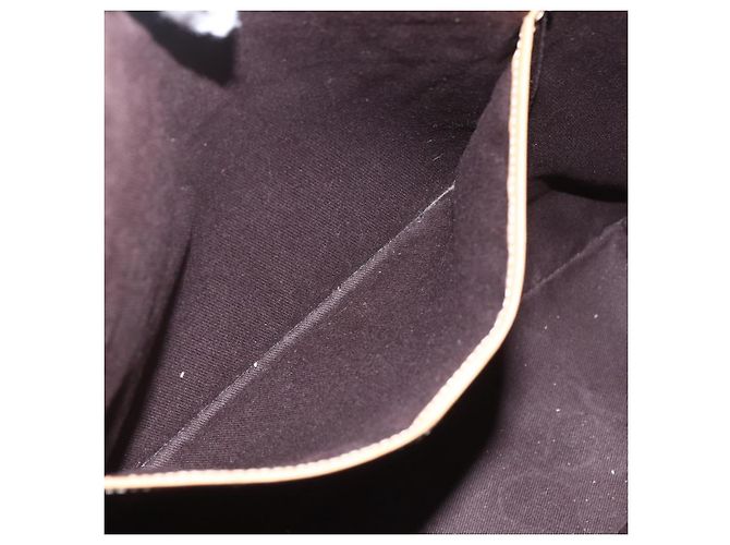 Céline Borsa tote in tela Macadam CELINE in pelle PVC marrone oro Auth ep12590 D'oro - vista 20