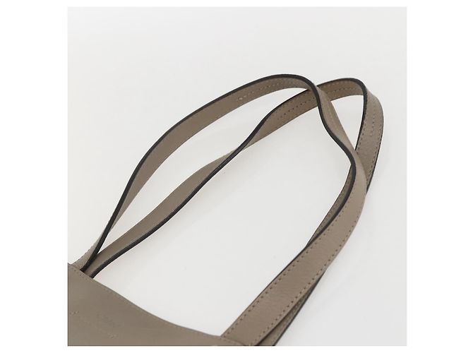 Chloé Borsa Tote in Pelle Beige Oro Auth am10289 D'oro - vista 8