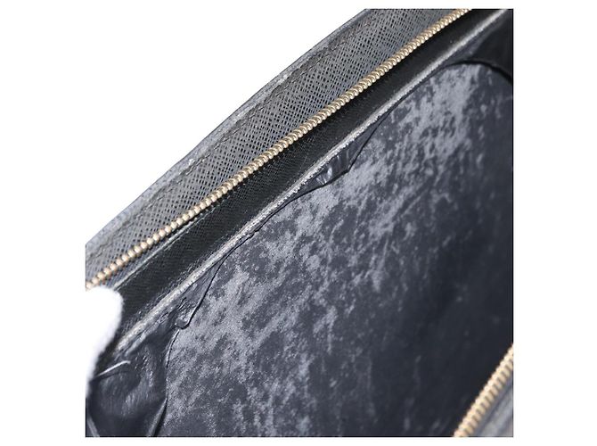LOUIS VUITTON Taiga Porta Documenti Rozan Borsa Ardoise M30052 LV Auth 159556 Grigio - vista 11