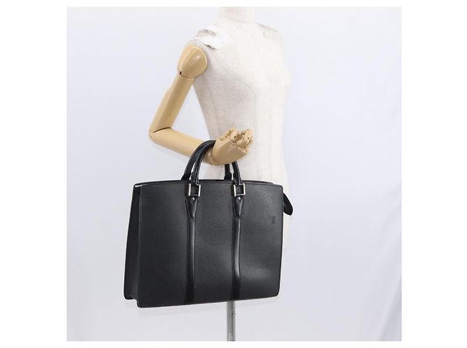 LOUIS VUITTON Taiga Porta Documenti Rozan Borsa Ardoise M30052 LV Auth 159556 Grigio - vista 21