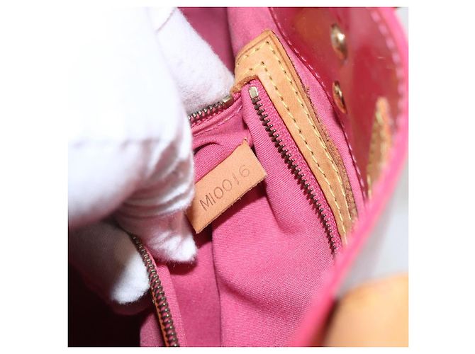 LOUIS VUITTON Borsa a Mano Monogram Vernis Reade PM Fran Boise M9132F LV Auth 160162 - vista 12
