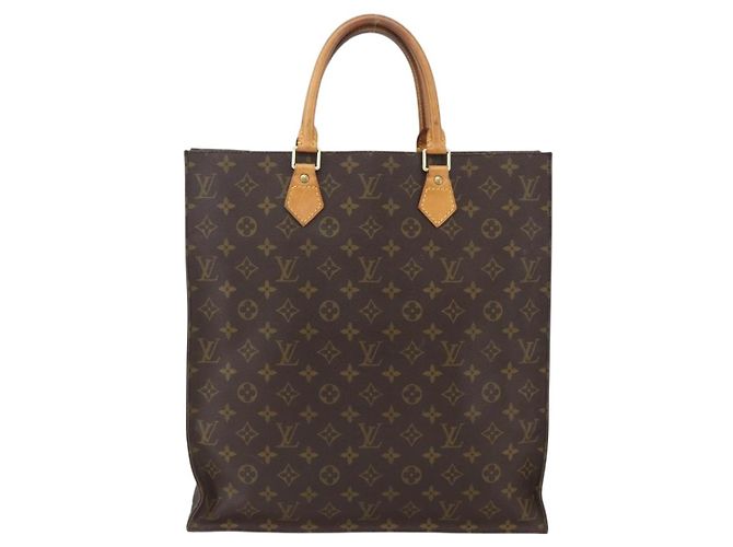 LOUIS VUITTON Borsa Sac Plat Monogram M51140 LV Auth am10353 Monogramma - vista 13