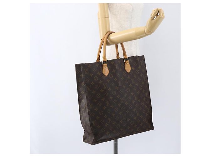 LOUIS VUITTON Borsa Sac Plat Monogram M51140 LV Auth am10353 Monogramma - vista 19