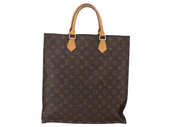 LOUIS VUITTON Borsa Sac Plat Monogram M51140 LV Auth am10353 Monogramma - vista 2