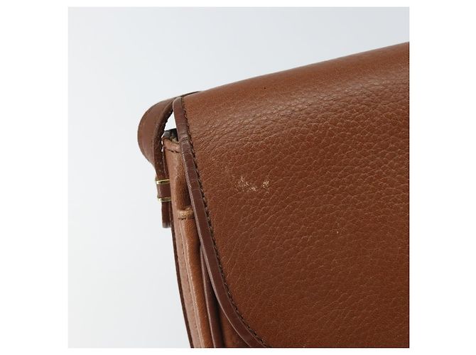Autre Marque Borsa a Spalla Burberrys in Pelle Marrone Oro Auth BA9317 D'oro - vista 10