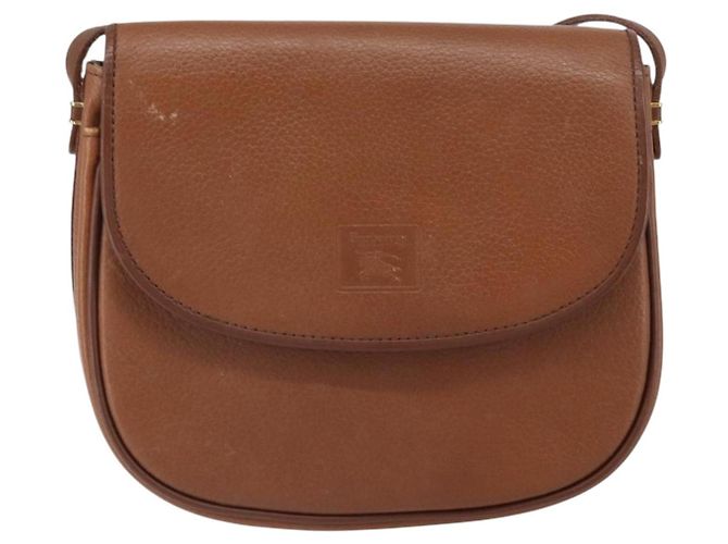 Autre Marque Borsa a Spalla Burberrys in Pelle Marrone Oro Auth BA9317 D'oro - vista 13