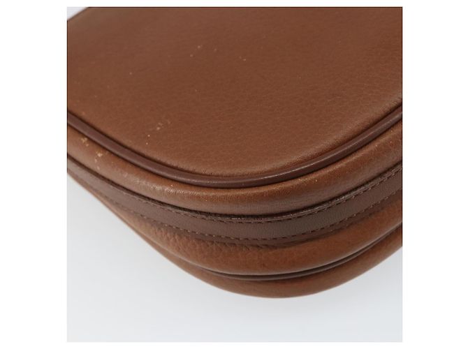 Autre Marque Borsa a Spalla Burberrys in Pelle Marrone Oro Auth BA9317 D'oro - vista 16