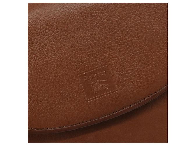 Autre Marque Borsa a Spalla Burberrys in Pelle Marrone Oro Auth BA9317 D'oro - vista 17