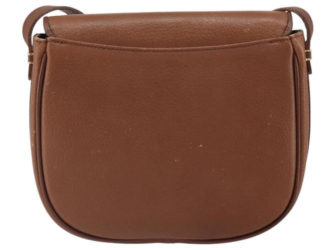 Autre Marque Borsa a Spalla Burberrys in Pelle Marrone Oro Auth BA9317 D'oro - vista 2