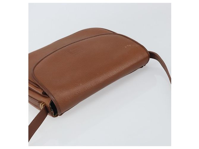 Autre Marque Borsa a Spalla Burberrys in Pelle Marrone Oro Auth BA9317 D'oro - vista 6