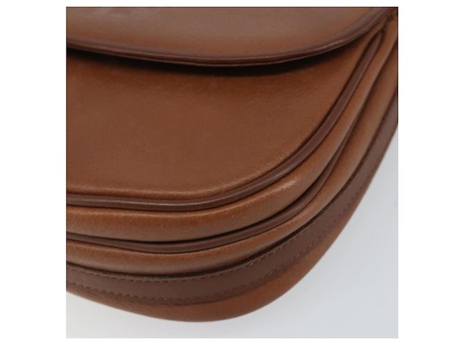 Autre Marque Borsa a Spalla Burberrys in Pelle Marrone Oro Auth BA9317 D'oro - vista 9