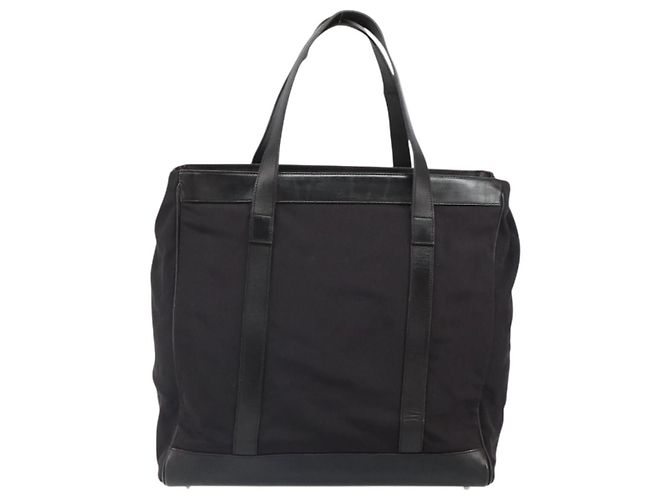Borsa Tote GUCCI in nylon marrone argento 002 3754 0404 Auth bs31952 - vista 2