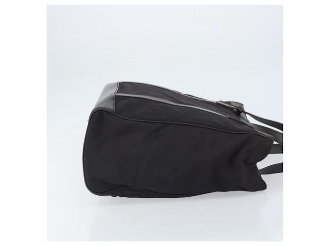 Borsa Tote GUCCI in nylon marrone argento 002 3754 0404 Auth bs31952 - vista 3