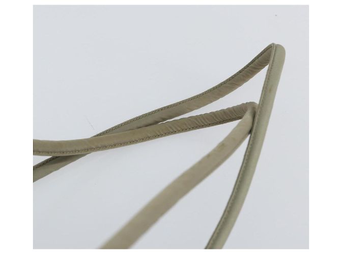PRADA Tote Bag aus Nylon Khaki Silber authentisch gh1543 - Ansicht 8
