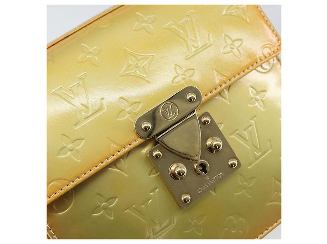 LOUIS VUITTON Borsa a mano Spring Street Monogram Vernis Grigio M91029 LV Auth gh1569 - vista 18