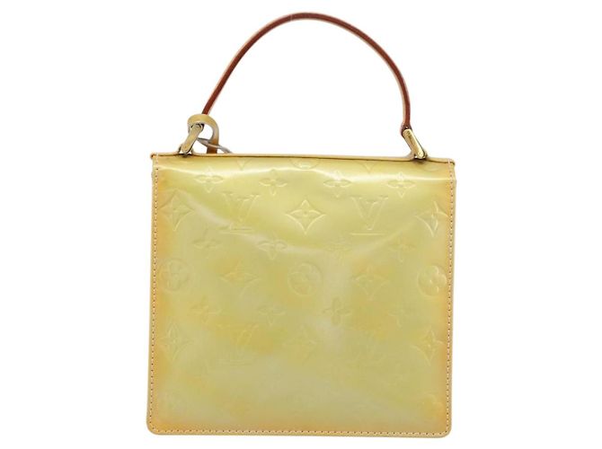 LOUIS VUITTON Borsa a mano Spring Street Monogram Vernis Grigio M91029 LV Auth gh1569 - vista 2
