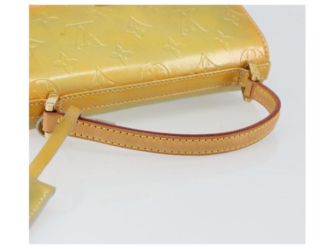 LOUIS VUITTON Borsa a mano Spring Street Monogram Vernis Grigio M91029 LV Auth gh1569 - vista 7