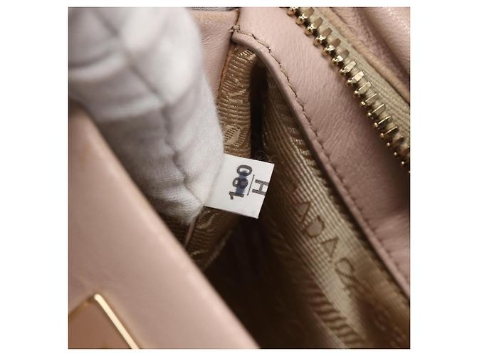 PRADA Borsa a Mano in Pelle 2 in 1 Rosa Oro Auth 159590 D'oro - vista 12