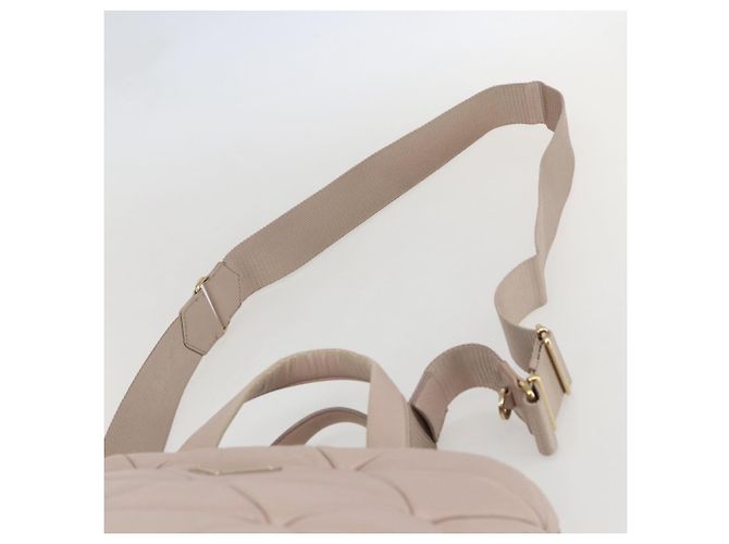 PRADA Borsa a Mano in Pelle 2 in 1 Rosa Oro Auth 159590 D'oro - vista 14