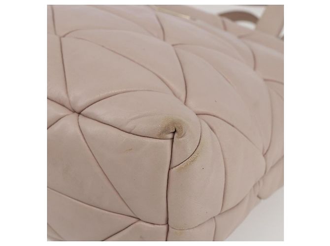 PRADA Borsa a Mano in Pelle 2 in 1 Rosa Oro Auth 159590 D'oro - vista 15