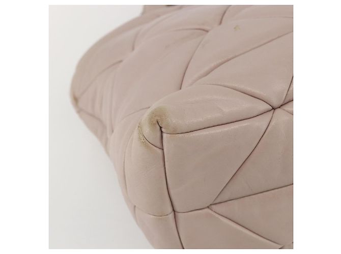 PRADA Borsa a Mano in Pelle 2 in 1 Rosa Oro Auth 159590 D'oro - vista 16