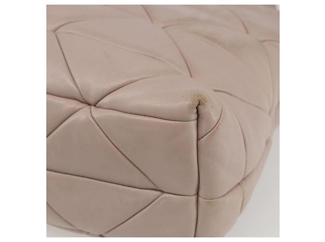 PRADA Borsa a Mano in Pelle 2 in 1 Rosa Oro Auth 159590 D'oro - vista 17
