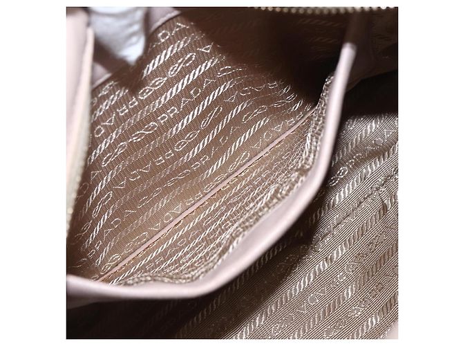 PRADA Borsa a Mano in Pelle 2 in 1 Rosa Oro Auth 159590 D'oro - vista 23
