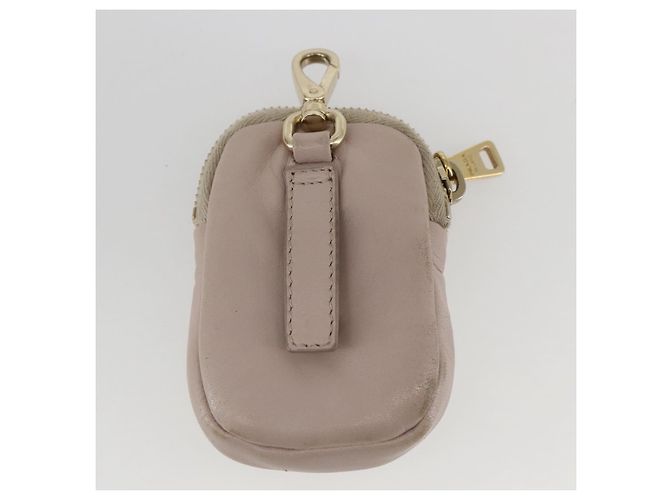 PRADA Borsa a Mano in Pelle 2 in 1 Rosa Oro Auth 159590 D'oro - vista 25
