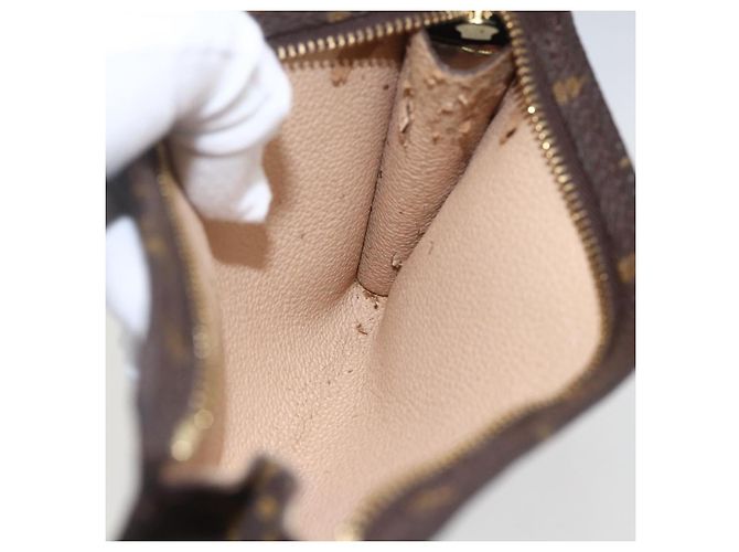 Bucket LOUIS VUITTON Monogramma Secchiello PM Pochette Accessorio LV Auth 160083 - vista 11