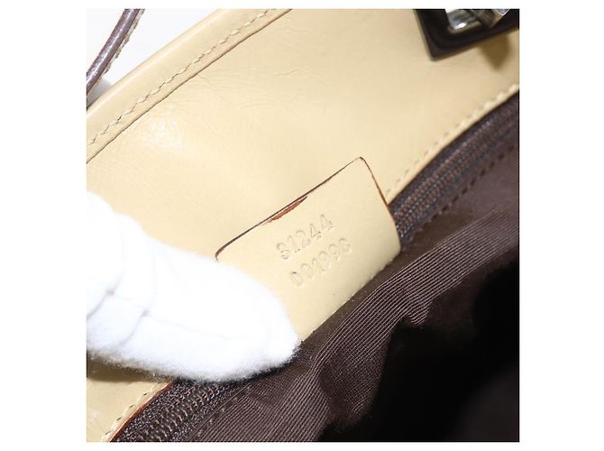 GUCCI GG Canvas Tote Bag Beige Silber 31244 Auth 160494 - Ansicht 12