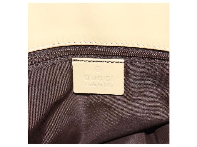 GUCCI GG Canvas Tote Bag Beige Silber 31244 Auth 160494 - Ansicht 17