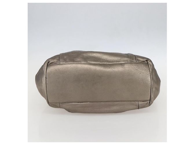 Borsa a mano Vala in pelle dorata Salvatore Ferragamo Auth 159256 - vista 5