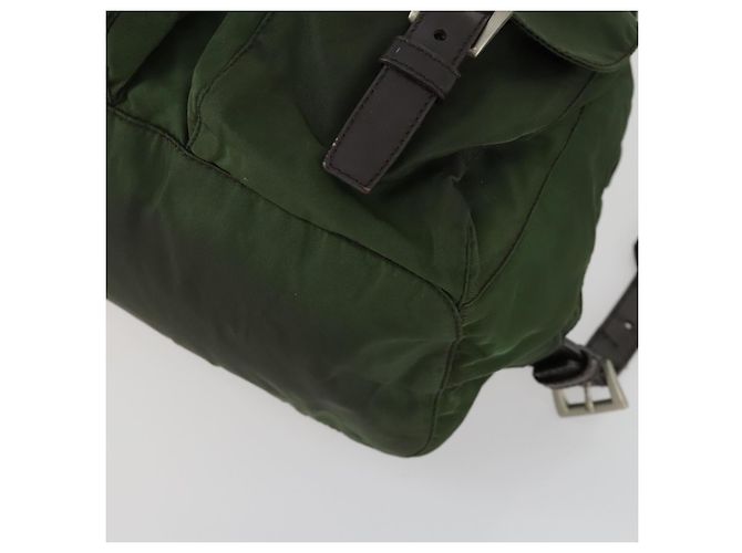 PRADA Rucksack aus Nylon grün silber authentisch 157224 - Ansicht 16