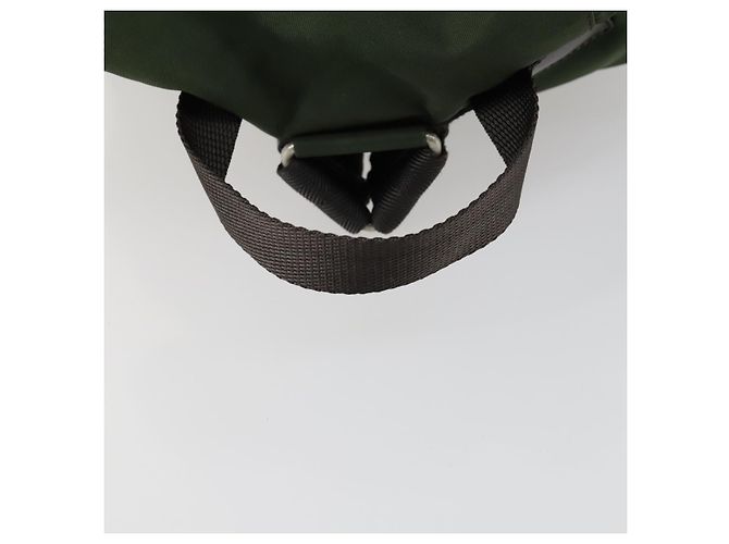 PRADA Rucksack aus Nylon grün silber authentisch 157224 - Ansicht 7